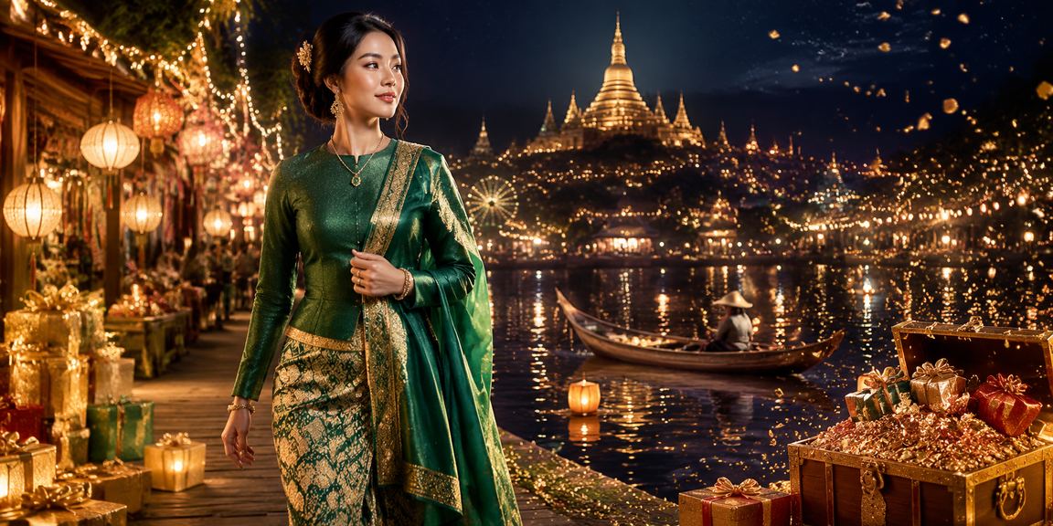 Inle ရေကန်တွင် ဖုန်းဖြင့် ကာစီနို ကစားနေမှု